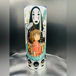 Spirit away movie 20oz skinny tumbler